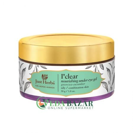 Гель для Век от Морщин "Айклиар" (Under Eye Gel "I'clear"), 50 Гр, Джаст Хербс (Just Herbs) фото