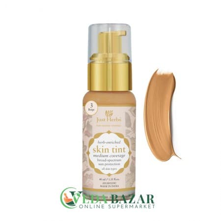 Обогащенный травами тинт для кожи Херб Энричд, (Herb Enriched Skin Tint), 40 мл, Джаст Хербс (Just Herbs) фото