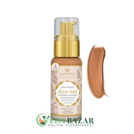 Обогащенный травами тинт для кожи Херб Энричд, (Herb Enriched Skin Tint), 40 мл, Джаст Хербс (Just Herbs) фото