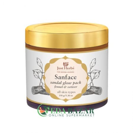 Омолаживающая Маска Для Лица "Санфейс" (Facial Мask "Sanface"), 150 Гр, Джаст Хербс (Just Herbs) фото