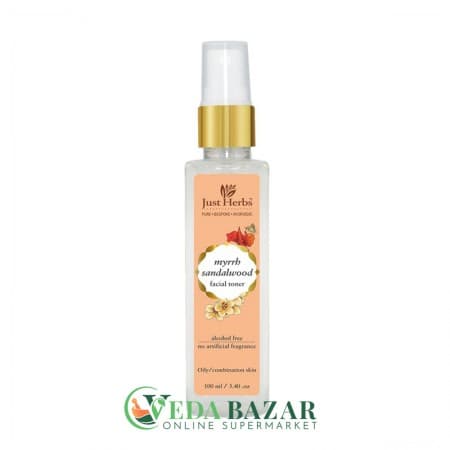 Тоник Очищающий "Mир Сандалвуд" (Purifying tonic "Myrrh Sandalwood"), 100 Мл, Джаст Хербс (Just Herbs) фото