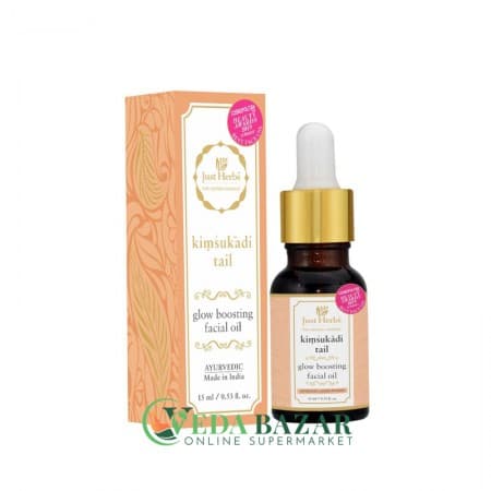 Масло для Лица "Кимсикади Тейл" ("Kimsukadi Tail" Face Oil), 15 Мл, Джаст Хербс (Just Herbs) фото