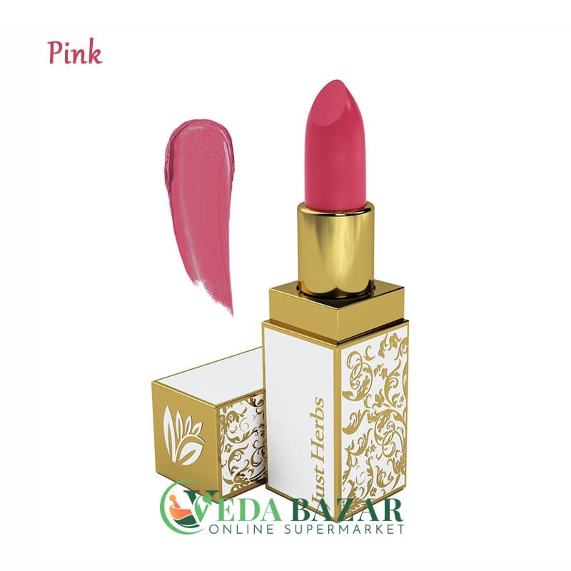 Аюрведическая Помада Херб Энричд (Herb Enriched Ayurvedic Lipstick), 4 гр, Джаст Хербс (Just Herbs) фото