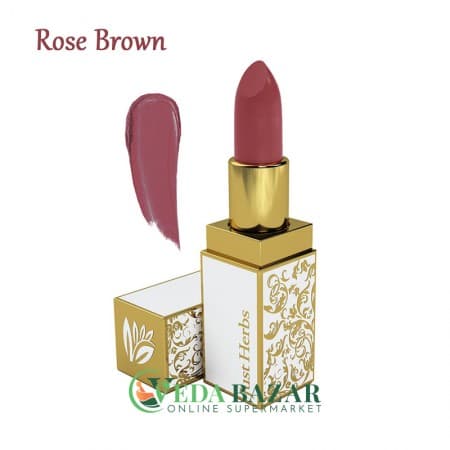 Аюрведическая Помада Херб Энричд (Herb Enriched Ayurvedic Lipstick), 4 гр, Джаст Хербс (Just Herbs) фото