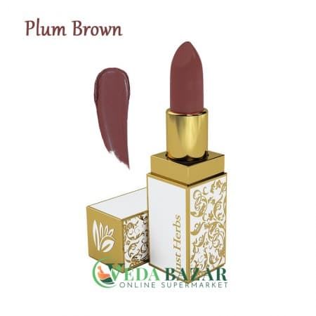Аюрведическая Помада Херб Энричд (Herb Enriched Ayurvedic Lipstick), 4 гр, Джаст Хербс (Just Herbs) фото
