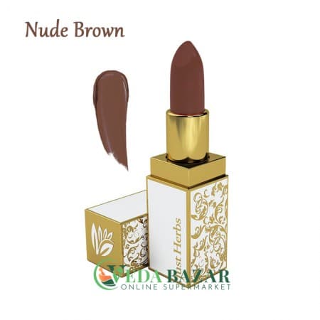 Аюрведическая Помада Херб Энричд (Herb Enriched Ayurvedic Lipstick), 4 гр, Джаст Хербс (Just Herbs) фото