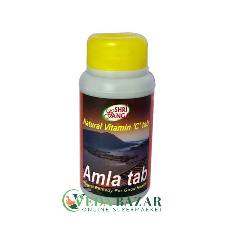 Препарат для Иммунитета Амла (Amla Тab), 200 Таб, Шри Ганга (Shri Ganga) фото