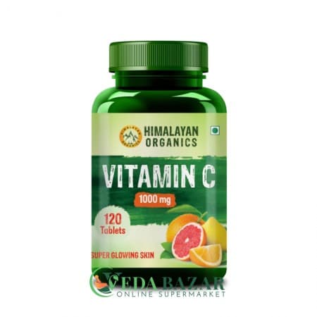 Витамин С (Vitamin C), для иммунитета, 120 таб, Хималаян Органикс (Himalayan Organics) фото