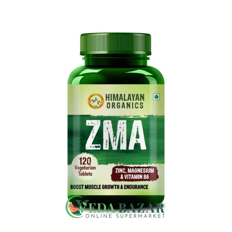 Цинк, Магний и Витамин В6 (Zinc, Magnesium & Vitamin B6), 120 Таблеток, Гималайская Органика (Himalayan Organics) фото