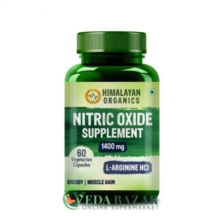 Оксид Азота (Nitric Oxide), Для Энергии, 60 Капсул, Гималайская Органика (Himalayan Organics) фото