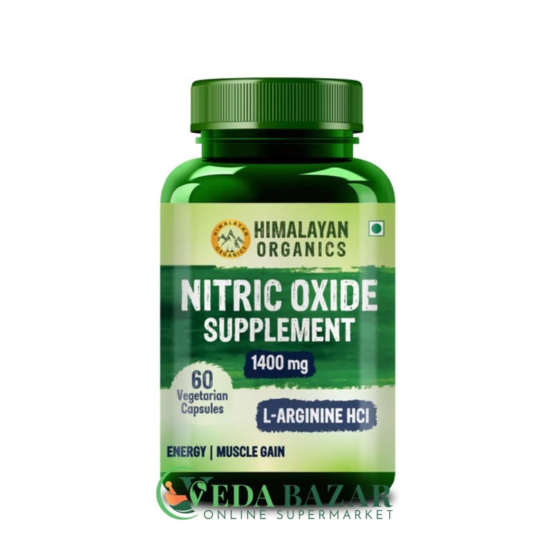 Оксид Азота (Nitric Oxide), Для Энергии, 60 Капсул, Гималайская Органика (Himalayan Organics) фото