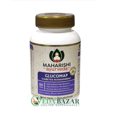 Средство от Диабета Глюкомап (Glucomap), 60 Таб, Махариши Аюрведа (Maharishi Ayurveda) фото