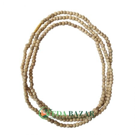 Деревянные Бусы Кантхималы из Туласи (Tulasi Kanthi Mala Beads), 4 Мм, Индия (India) фото