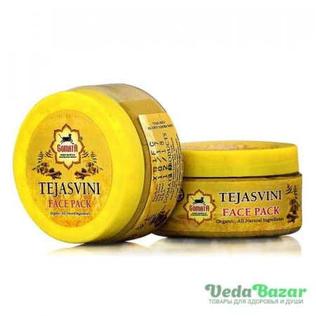 Очищающая Маска для Лица Теджасвини (Tejasvini), 100 Гр, Гомата (Gomata) фото