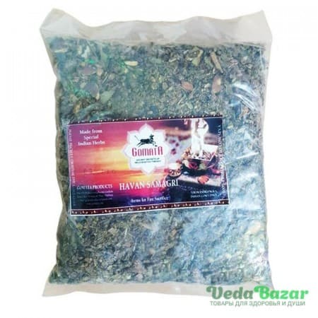 Смесь для проведения ягьи Хаван Самагри (Havan Samagri), 500 гр, Гомата (Gomata)
