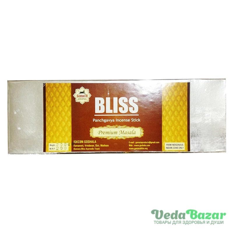 Благовония Блисс (Bliss), 200 гр, Гомата (Gomata) фото
