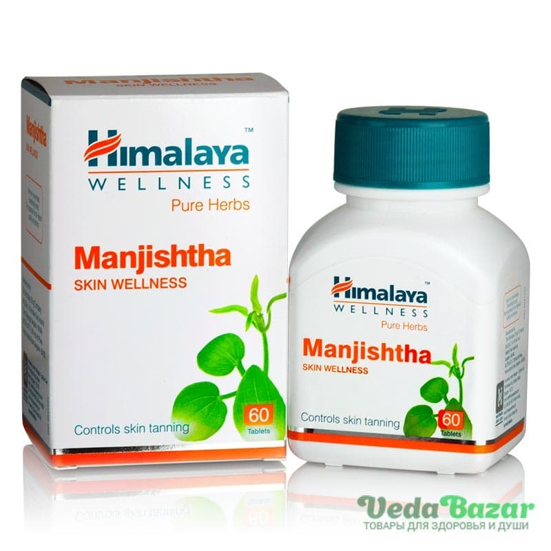 Манжиштха (Manjishtha), 60 таб, Хималая (Himalaya) фото