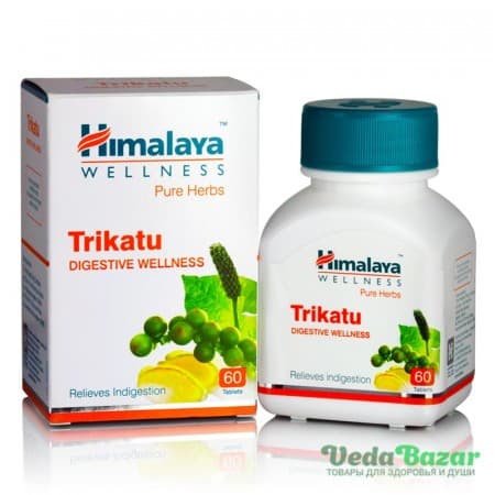 Трикату (Trikatu) пищеварительная система, 60 таб, Хималая (Himalaya) фото