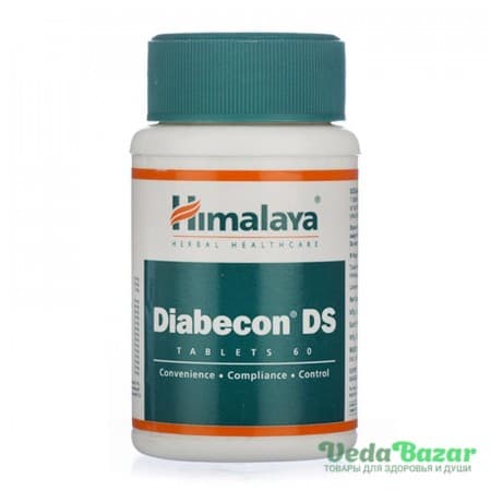 Диaбекон ДС (Diаbecon DS) лечение диабета, 60 таб, Хималая (Himalaya) фото
