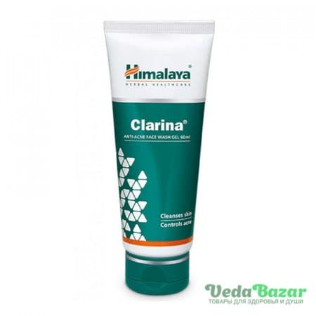 Гель для умывания Кларина (Clarina) от прыщей и угревой сыпи, 60 мл, Хималая (Himalaya) фото