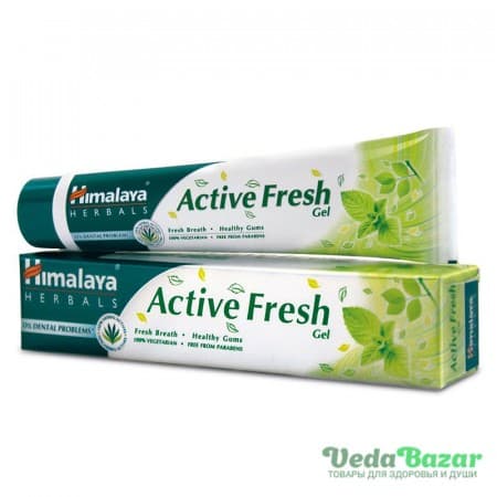 Зубная паста-гель Активная Свежесть (Active Fresh Gel), 80 гр, Хималая (Himalaya) фото