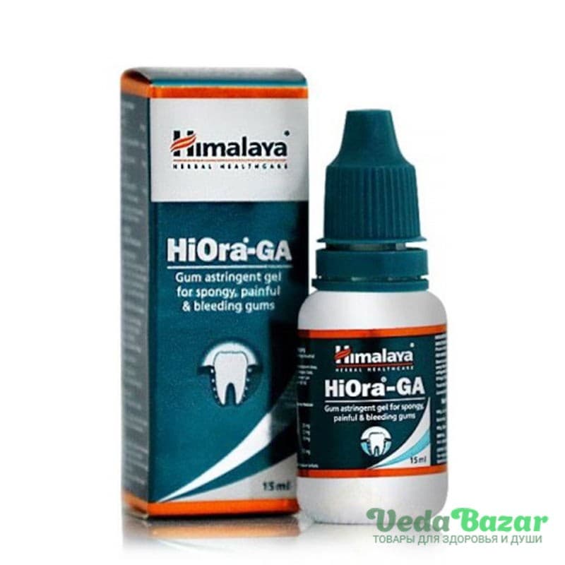 Аюрведический Гель для Десен Хиора-Га (Hiora-Ga), 15 Мл, Хималая (Himalaya) фото