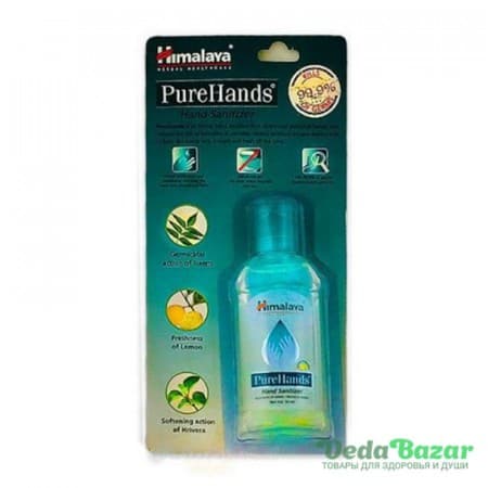 Дезинфицирующий гель для рук (Pure Hands), 50 мл, Хималая (Himalaya) фото