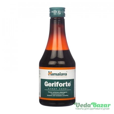 Сироп Герифорте (Geriforte Syrup) бщеукрепляющий и оздоравливающий, 200 мл, Хималая (Himalaya) фото