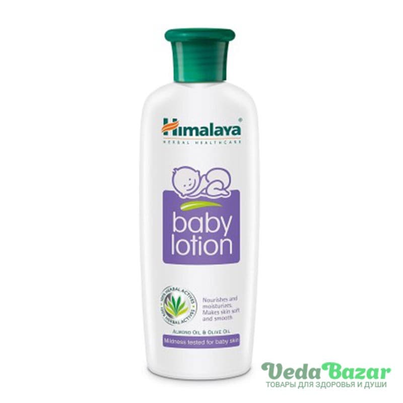 Лосьон детский Масло Миндаля и Оливы (Baby lotion), 100 мл, Хималая (Himalaya) фото