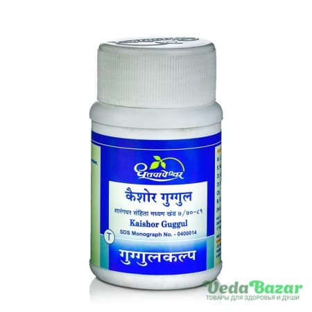 Кайшор Гуггул (Kaishore Guggul), 60 таб, Дхутапапешвар (Dhootapapeshwar) фото