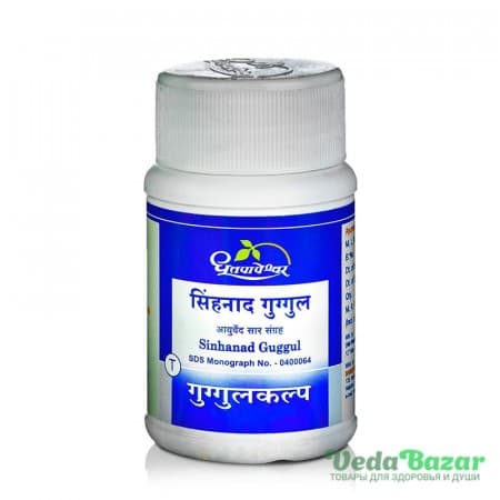 Синханад Гуггул (Sinhanad Guggul) опорно-двигательная система, 60 таб, Дхутапапешвар (Dhootapapeshwar) фото