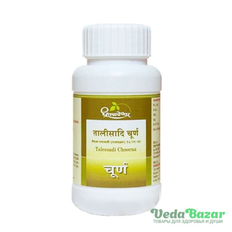 Талисади Чурна (Taleesadi Choorna) дыхательная и пищеварительная система, 60 гр, Дхутапапешвар (Dhootapapeshwar) фото