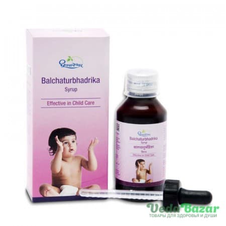 Сироп для детей Балчатурбхадрика (Balchaturbhadrika), 100 мл, Дхутапапешвар (Dhootapapeshwar) фото
