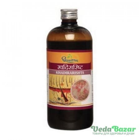 Тоник Кхадираришта (Khadirarishta), 450 мл, Дхутапапешвар (Dhootapapeshwar) фото