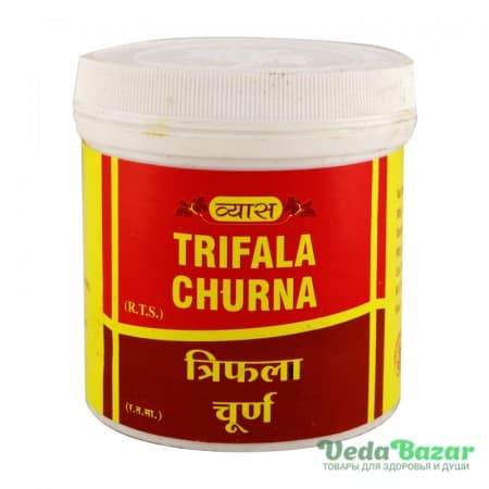 Трифала Чурна (Trifala Churna) очищение организма, 100 гр, Вьяс (Vyas) фото