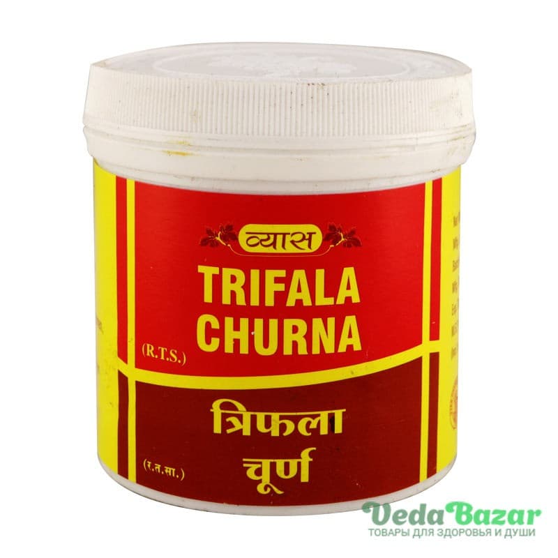 Трифала Чурна (Trifala Churna) очищение организма, 100 гр, Вьяс (Vyas) фото