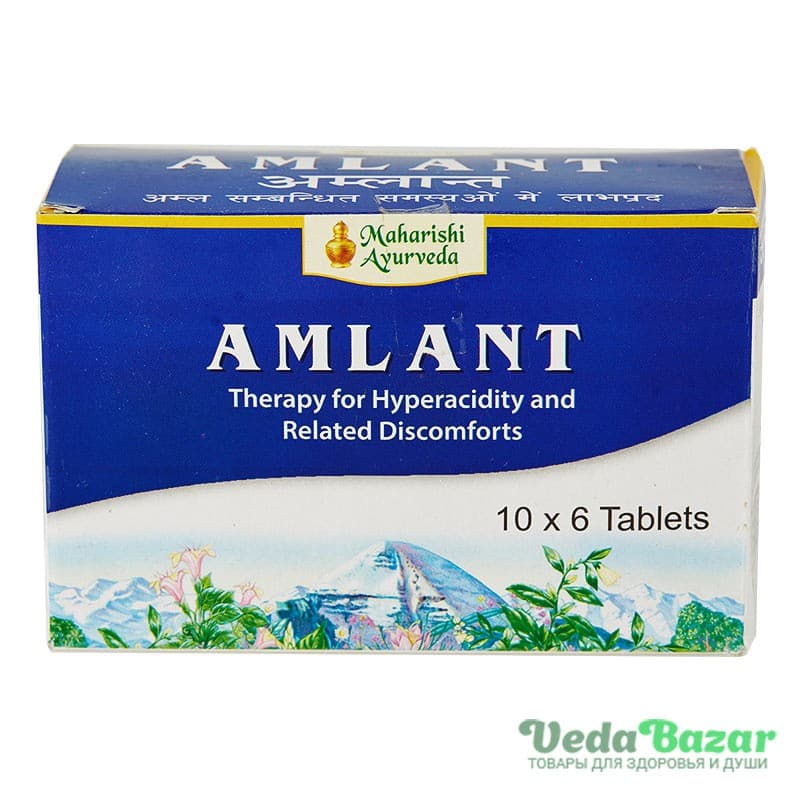 Амлант (Amlant) лечение ЖКТ, 60 таб, Махариши Аюрведа (Maharishi Ayurveda) фото
