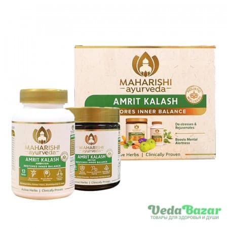 Аюрведический комплекс Амрит Калаш (Amrit Kalash), 60 таб + 600 гр, Махариши Аюрведа (Maharishi Ayurveda) фото