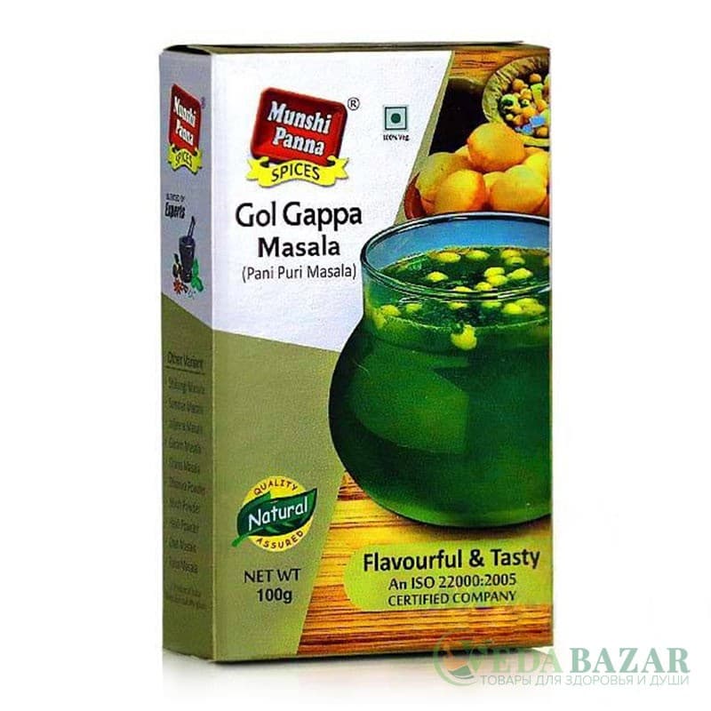 Гол Гаппа Масала (Gol Gappa Masala), 100 гр, Мунши Панна (Munshi Panna) фото