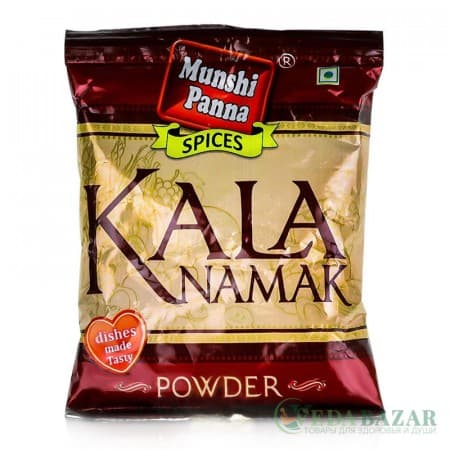Черная соль Кала Намак (Kala Namak), 100 гр, Мунши Панна (Munshi Panna) фото