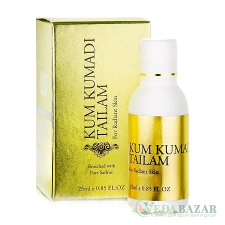 Омолаживающее масло Кумкумади (Kum Kumadi Tailam), 25 мл, Васу (Vasu) фото
