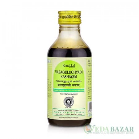 Васагулучади Кашаям (Vasaguluchyadi Kashayam) защита и восстановление печени, 200 мл, Коттаккал (Kottakkal) фото