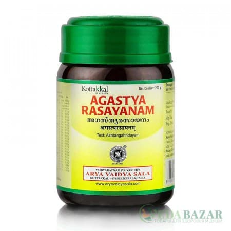Агастья Расаянам (Agastya Rasayanam) лечение респираторных заболеваний, 200 гр, Коттаккал (Kottakkal) фото