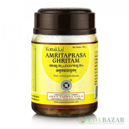 Амритапраса Гхритам (Amritaprasa Ghritam) повышение либидо у женщин и мужчин, 200 гр, Коттаккал (Kottakkal) фото