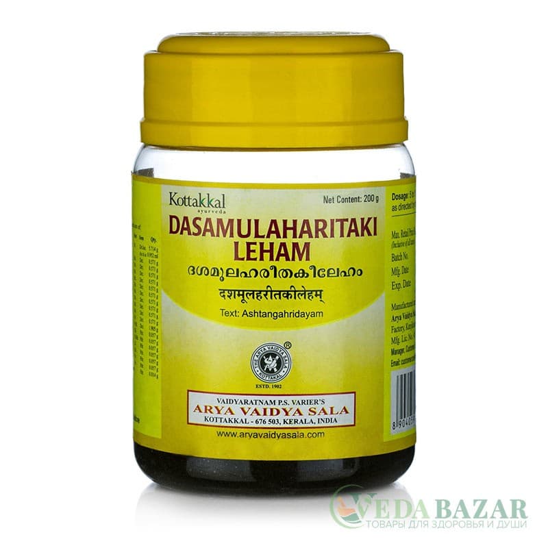 Дашамулахаритаки Лехам (Dasamulaharitaki Leham) лечебный джем, 200 гр, Коттаккал (Kottakkal) фото
