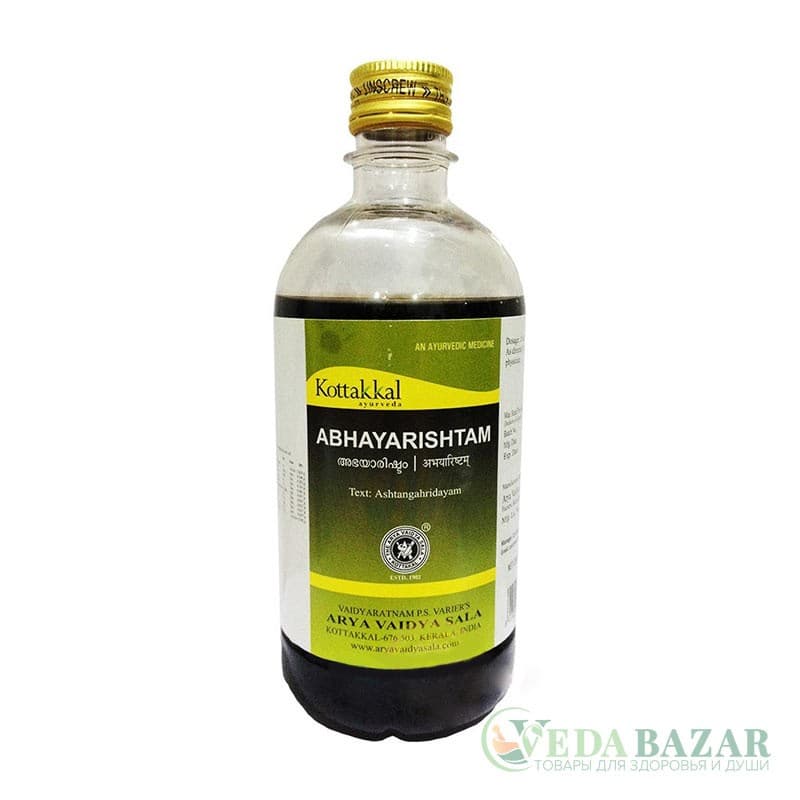 Абхаяриштам (Abhayarishtam) аюрведический тоник, 450 мл, Коттаккал (Kottakkal) фото