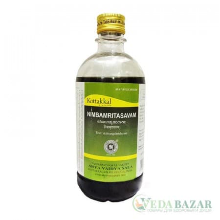 Нимбамритасавам (Nimbamritasavam) аюрведический тоник, 450 мл, Коттаккал (Kottakkal) фото