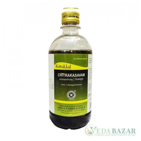 Читракасавам (Chitrakasavam) аюрведический тоник, 450 мл, Коттаккал (Kottakkal) фото