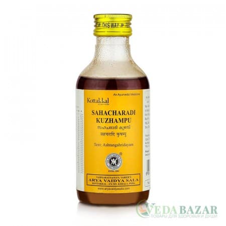 Сахачаради Кужампу (Sahacharadi Kuzhampu) масло универсальное, для приема внутрь и массажа, 200 мл, Коттаккал (Kottakkal) фото