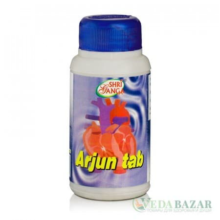 Арджуна (Arjun) от сердечно-сосудистых заболеваний, 200 таб, Шри Ганга (Shri Ganga) фото